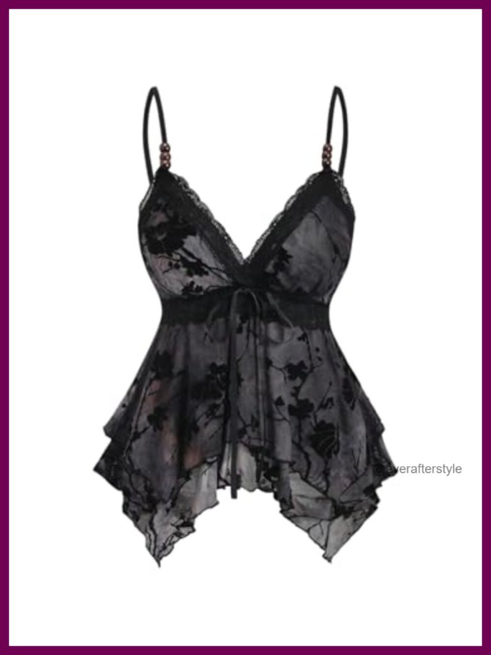 Women's Y2K Babydoll Tank Top Lace Bow Tie Spaghetti Strap Sleeveless